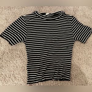 Stripe cropped top